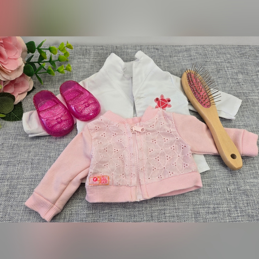 Our Generation Dolls Clothing Set, Pink‎ Outfit, With Shoes